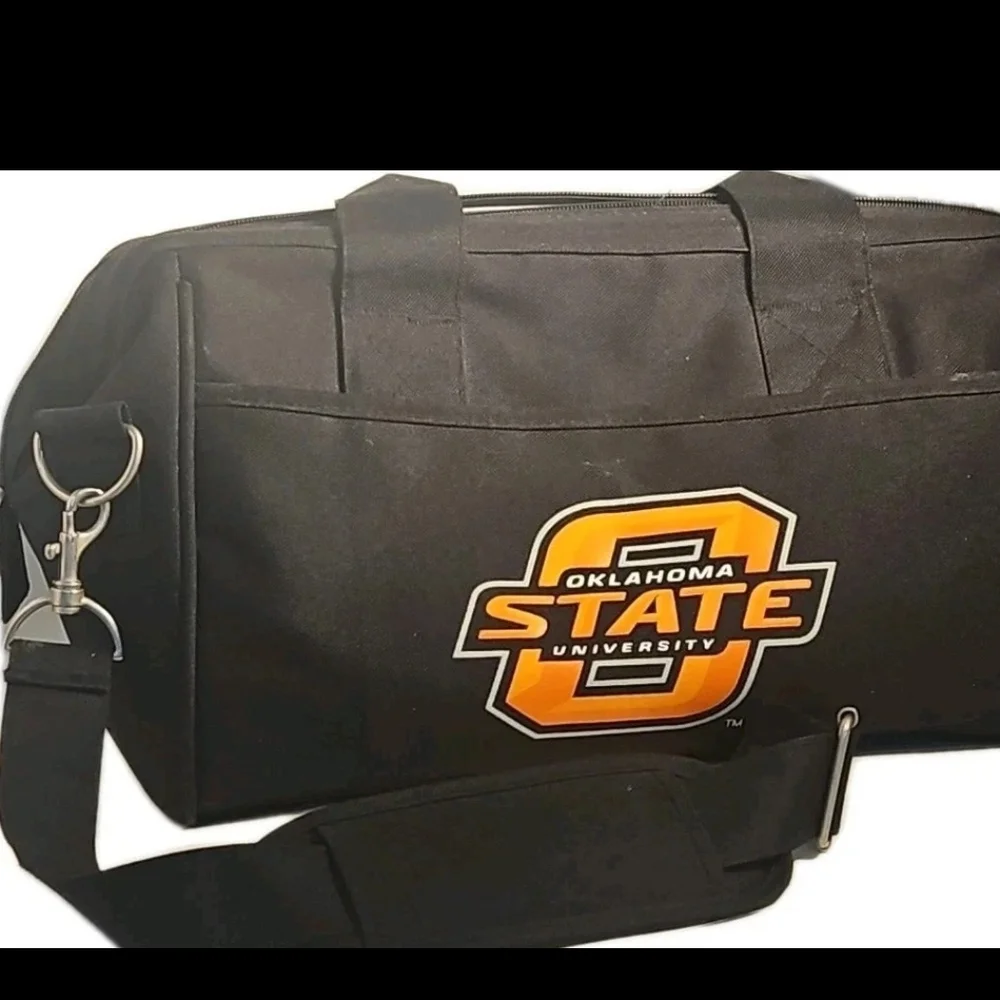 Oklahoma State Duffle Bag Blk Sz Medium Normcore Academia Boho Y2k Cottagec[Top]